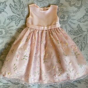 American Princess Pink Embroidered Dress